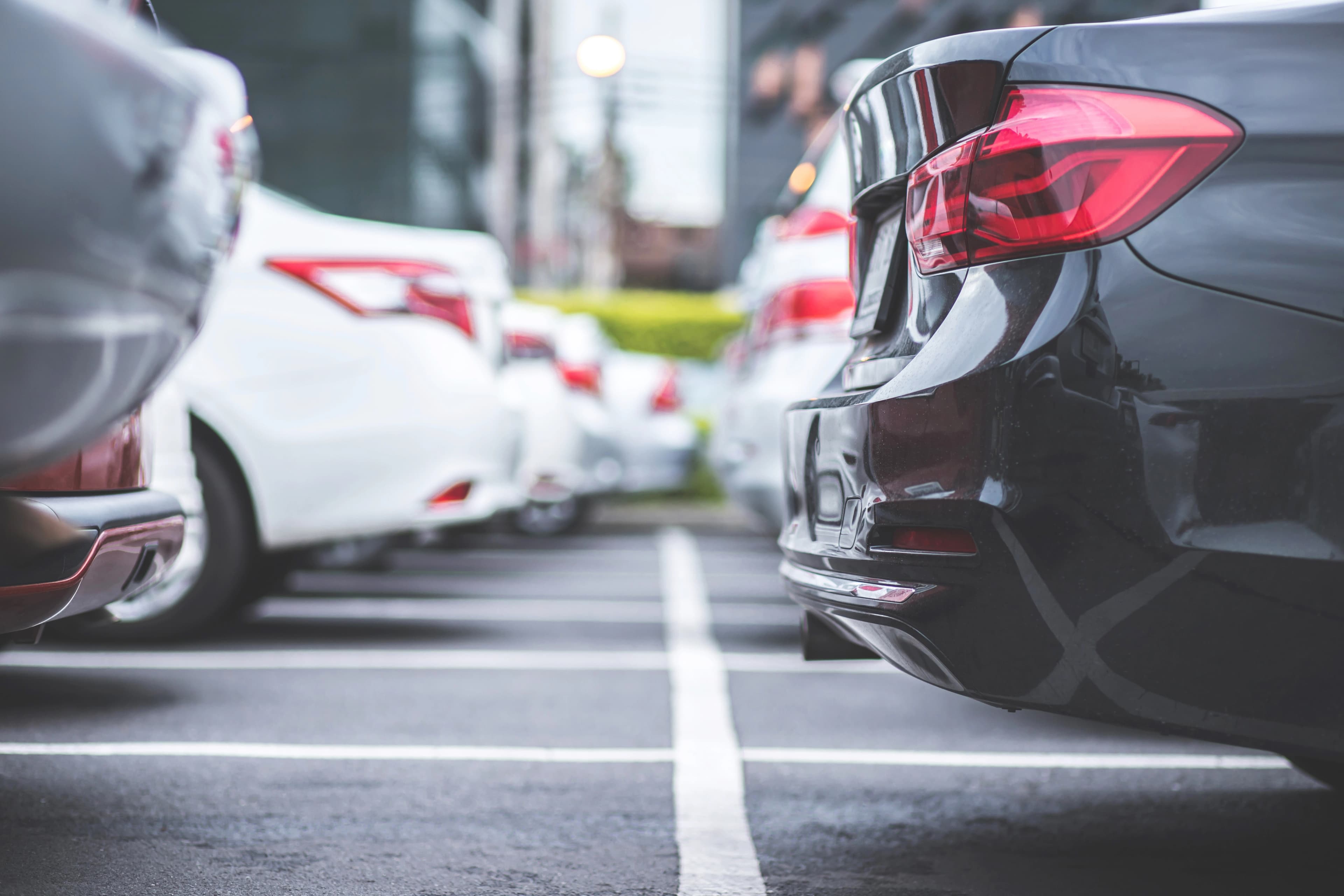 picture of a car lot with cars